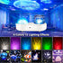 Projector,360Rotating 7 Ocean Kids Night Light Jellyfish Lamp Projector with Films & Timer Sensory Lights,Baby Toddler