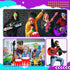 Set, 48pcs 80s 90s Max Fun Inflatable Rock Star Toy Inflatable Party Props for Kids Party Decorations Inflatable