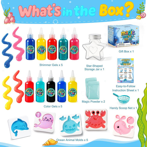 3 4 5 6 7 8 9 10 11 12 Teexpert Magic Water Elf Toy Kit Art and Crafts for Kids Girls Boys Ages - DIY Craft Toy