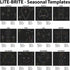 Lite Brite Ultimate Value Retro Toy, 12 Seasonal Templates, Light Up Creative Activity Toy for Ages 4+