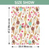 Mazeann Retro Ice Creams Colorful Car Seat Cover Baby Breathable Soft Infant Carseat Covers Canopies Babies Carrier