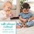 3-Pack Infantino Friendship Baby Teethers, Soft Silicone Teething Toys, Sensory Textures, Easy to Grip, BPA-Free
