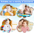 6 Pcs Baby Bibs with Snaps, 20 x 16 Inch Unisex Toddler Bibs for Feeding, Adjustable Soft Bib for Drooling