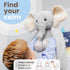Weighted Elephant Stuffed Animal - 4.5 lbs, Premium Plushies with Long Comforting Arms for Soothing Hugs, Anxiety Relief