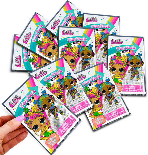 Mini Party Favor Set for Kids - 24 Grab n Go Play Packs with Coloring Pages & Stickers