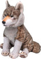 Wild Republic Artist Collection Wolf Plush Toy, 15 inches, Gift for Kids, Fill is Spun Recycled Water Bottles