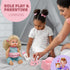 12 inch 12 SMILESSKIDDO Baby Doll, Interactive Talking Doll with Hair, Bottle, Soft Vinyl Body and Other Accessories