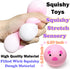 ZTATU (3 Pack) Mini Pig Dumpling Squishy Fidget Toys Sensory Stress Toys for Adults, Squishy Dough Ball Party Favors