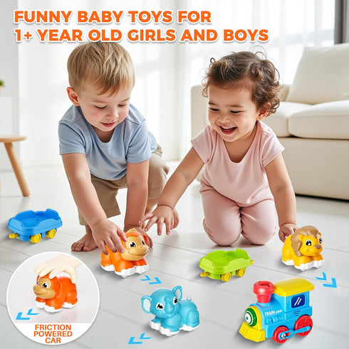 Set 3 1-3 4 5 6+ Train for Toddlers w/Steam, Music & Lights - Electric Train Toy for Kids with Tracks Accessories