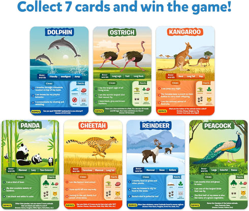 Skillmatics Card Game - Guess in 10 Animal Planet, Perfect for Boys, Girls, Kids, and Families, Ages 6-9