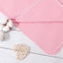 Set Set DRESHOW BQUBO Baby Girl Newborn Receiving Blankets with Bow Hat Headband Wooden Birth Announcement Card Newborn