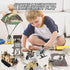 Playset Army Toys, Kids Military Battle with Army Men Action Figures, Army Vehicles, Tank, Truck, Boat, Motorcycle