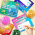 24Pack SpringFlower Valentine's Day Cards for Kids with Stretchy Stress Balls for School Classroom Exchange