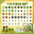 Set 3-5 4-8, VigorFun Army Magnetic Tiles Building Toys for Kids Ages STEM Military Magnetic Blocks with Army Men