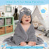 4 Set, 1 3 Flasoo Pcs Baby Towels and Washcloths Pcs Animal Hooded Baby Towels & Pcs Baby Washcloths for Newborns