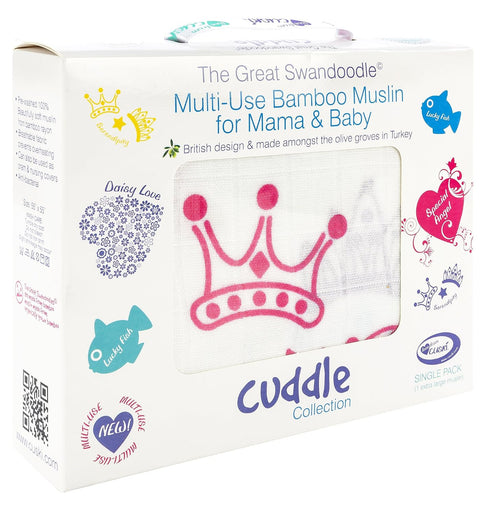 Cuski Serendipity Swandoodle Swaddle Blanket for Babies
