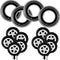 14 Pcs Car Decorations - Racing Cars Birthday Party Supplies with Inflatable Tire Floats and Balloons