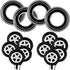 14 Pcs Car Decorations - Racing Cars Birthday Party Supplies with Inflatable Tire Floats and Balloons
