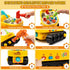 2 Set, 2 3 Toys for Year Old Boys, Toddler Tool Excavator Take Apart Toys with Electric Drill, Screwdriver, Wrench