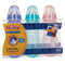 Nuby Non-Drip Standard Neck Bottles, 10 Ounce, Girls