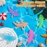 SYWHXY 45PCS (5 Axolotl Animals Toys Bulk Cute Squeeze Axolotl Fidget Stress Relief, Salamander Animal Sensory Toys