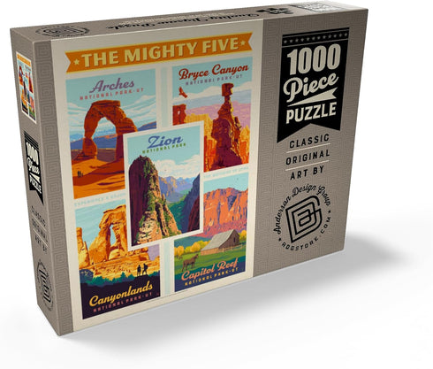 MyPuzzle The Mighty Five: Utah National Parks - Premium 1000 Piece Jigsaw Puzzle for Adults