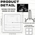 Wooden Pregnancy Announcement Ivory White, Writeable Creative Ultrasound Photo Frame Wooden Keepsake Box, Baby Birth