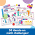 Learning Resources MathLink Cubes Activity Set: 115 Pieces, Fantasticals! STEM Math Games for Kids Ages 5+