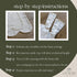 White Scalloped Crib Skirt Ruffle (Front/Two Sides) Adjustable Linen Cotton Blend, Neutral Baby Bedding for Boys