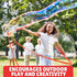 Giant Bubble Wand Bubbles for Kids Big Bubble Wand Huge Rope 1 Pack with Bubble Solution Powder