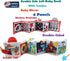 Tummy 0-3-6-12 bebe mondo High Contrast Baby Toys for Newborn, Black and White Time Mirror Toy Baby Books for Babies