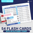 Hebrew Biblical Alphabet Flash Cards - Alef Bet 48 Letter Educational Jewish Language Learning Resource for Classroom