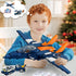 3 1 Sets, 10+, 738PCS HOGOKIDS in Fighter Jet Plane Building Military Propeller Aircraft Gunship Building Toys