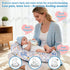 Tummy Nursing Pillow Ergonomic Breastfeeding & Bottle Feeding Support, Standard Size, Breathable with Washable Cover