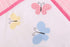 JAHbaby 3 Set Set PCs Pink Embroidery Elephant Nursery Crib Bedding Quilt Fitted Sheet Skirt Baby Girl Elephant Themed
