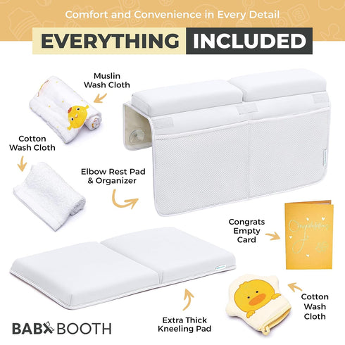 Elbow Elbow Elbow Bath Kneeler and Rest Pad, Extra Thick Baby Bath Kneeling Pad and Pad for Bathtub. Bath Tub Pad