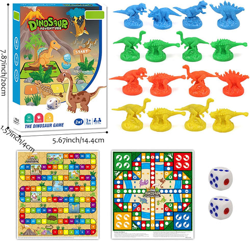 Magnetic Board Game Educational Toys for Kids, Dinosaur Flying Chess for Beginners and Adults