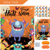Halloween Party Games Pin Eye on The Monster Game Reusable Pin The Monster Halloween Party Favor Supplies for Kids Girls Boys