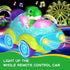 2-4 2 3 4 Remote Control Car for Toddlers, Dinosaur Toys for Ages with Lights & Music, Rechargeable RC Car Birthday