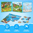 Magnetic Puzzles for Toddlers 3-5, 36 Pieces Airplane Car Road Trip Activities, Learning Educational Games