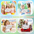 1-3: 6pcs Baby Musical Toys for Toddlers Montessori Kids Musical Instruments Infant Baby Teething Toy with Rattle