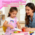 Set, Set, Kids Cooking and Baking Chef Apron Chef Hat Accessories Complete Cooking Dress Up Pretend Play Career Role
