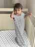 BaeBae Goods 3 Pack, Fitted Baby Crib Sheets for Boys and Girls, Soft and Breathable Jersey Cotton, Grey and White