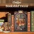 (Count CUTEBEE DIY Book Nook Kit, Miniature House Kits for Adult and Teens, DIY Miniature Book Nook kit with Sensor Led