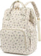 Yusudan Corduroy Diaper Bag Backpack for Baby Girls Boys, Women Large Nappy Bags