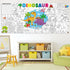Naozinebi Dinosaur Giant Coloring Poster for Large Coloring Tablecloth Big Paper Sheets Page Dino Table Cloth DIY
