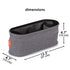 Diono Buggy Buddy Universal Stroller Organizer with Cup Holders, Secure Attachment, Zippered Pockets, Safe & Secure