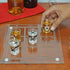 Fairly Odd Novelties Shot Glass Tic Tac Toe Fun Party Board Drinking Game for Two/Couples, Clear, One Size
