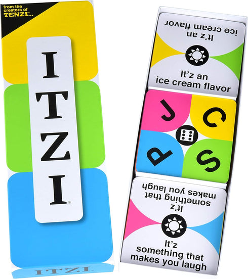 TENZI ITZI - Creative Word Matching Family and Party Card Game for 2-8 Players, Ages 8 to 98