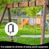 Heavy Duty Swing Hanger Accessories for Wooden Swing Sets, 2 Pcs Snap Hooks for Indoor/Outdoor Playground